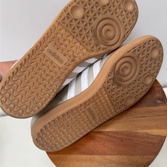 Adidas Samba Sneakers in Taupe and White - Picture 5 of 7